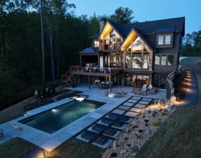 Modern Rustic Lake Retreat